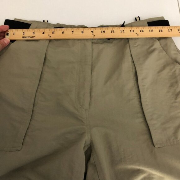 North Face Cargo Convertible Hiking Pants Shorts Men XL Tan Nylon 30" - Picture 9 of 11